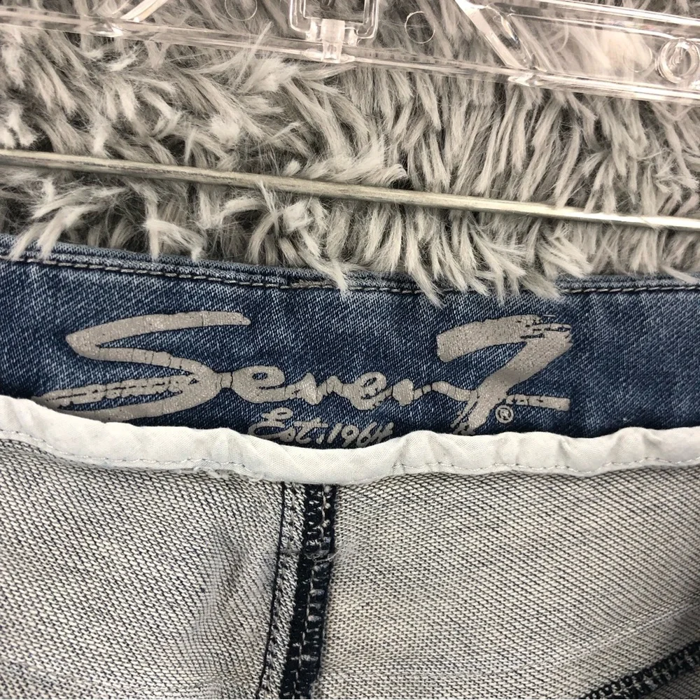 Seven7 Jeans Womens 16 Embellished Skinny Jeans Denim